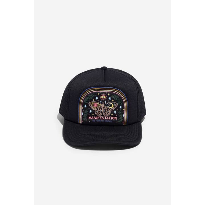 Manifest Trucker Hat for wholesale by Spiritual Gangster