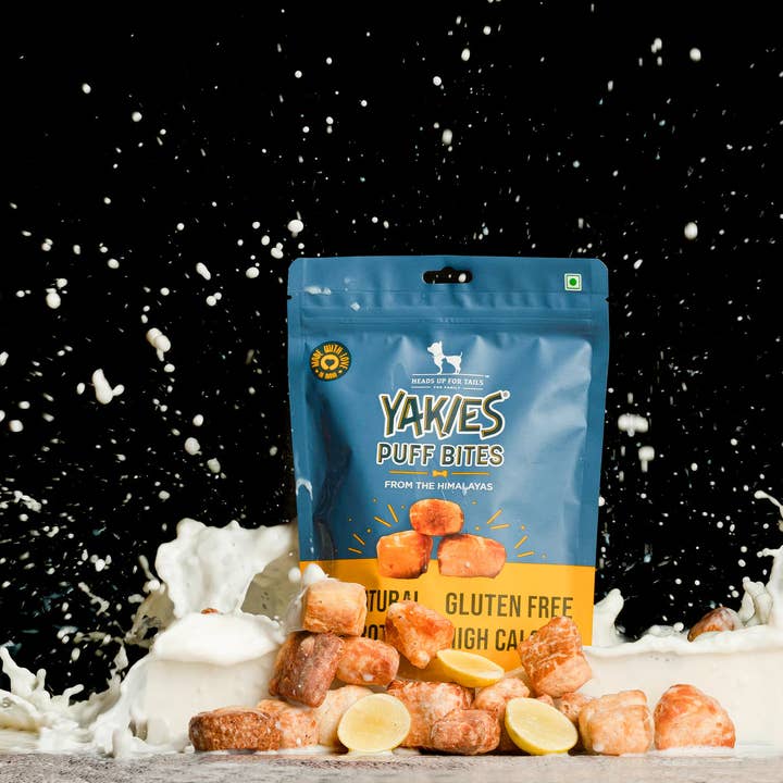 India shopping - Wholesale Pet Treats - Dog - Yakies Puff Bites 100% Natural Gluten Free Dog Treats - 70 gms