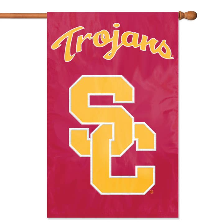 Party Animal, Inc. - Wholesale Flag - USC Trojans Applique Banner Flag