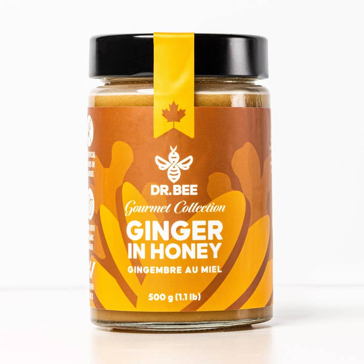 Ginger i honning for engroshandel hos Dr. Bee