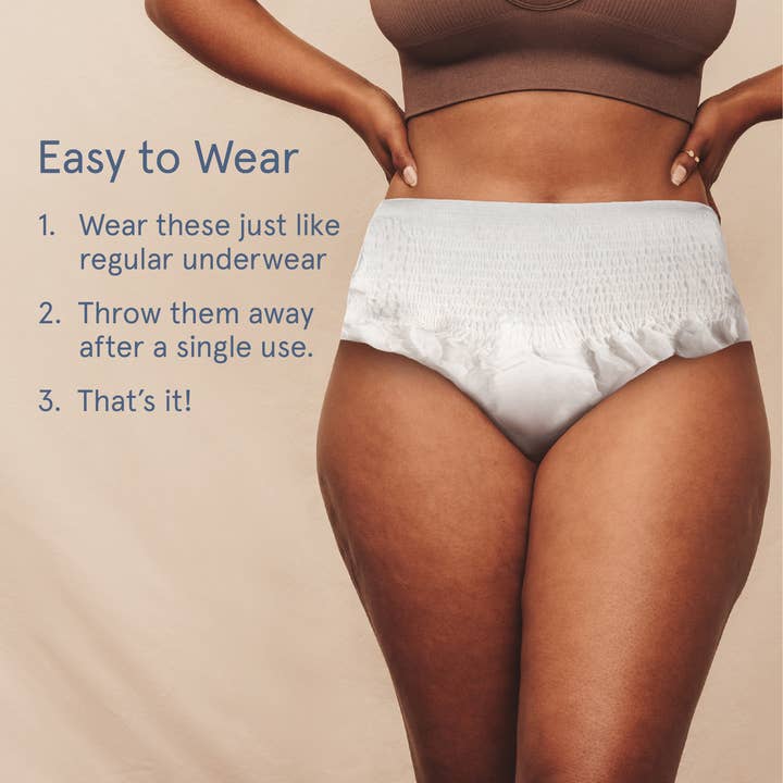 LOLA - Wholesale Menstrual Pad/Liner - Postpartum Underwear with Organic Cotton Maxi Pad3