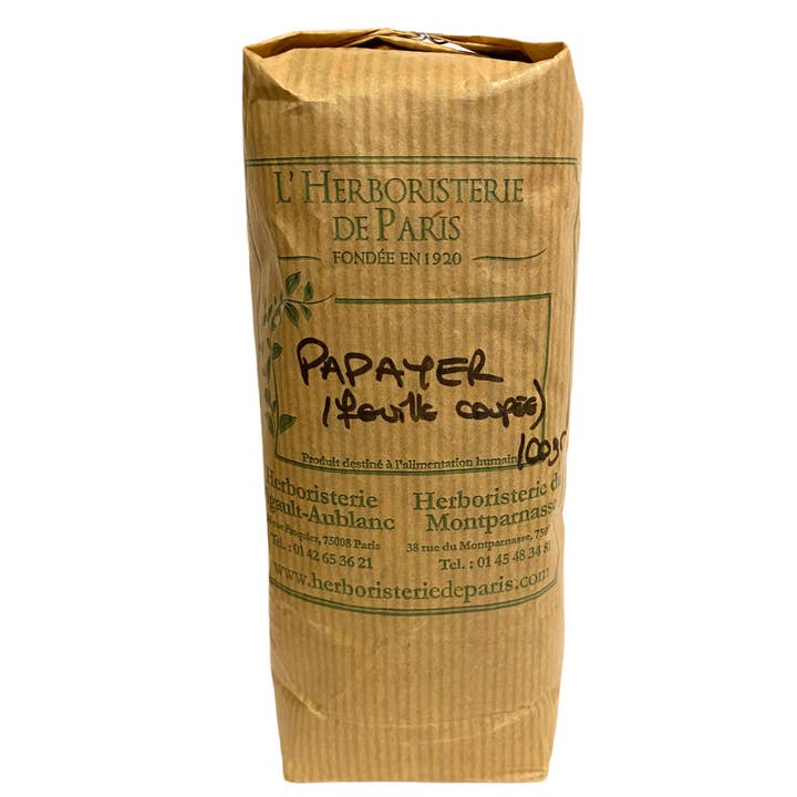 L'HERBORISTERIE DE PARIS - Wholesale Health/Detox Tea - Papayer Feuille 100g Herboristerie de Paris
