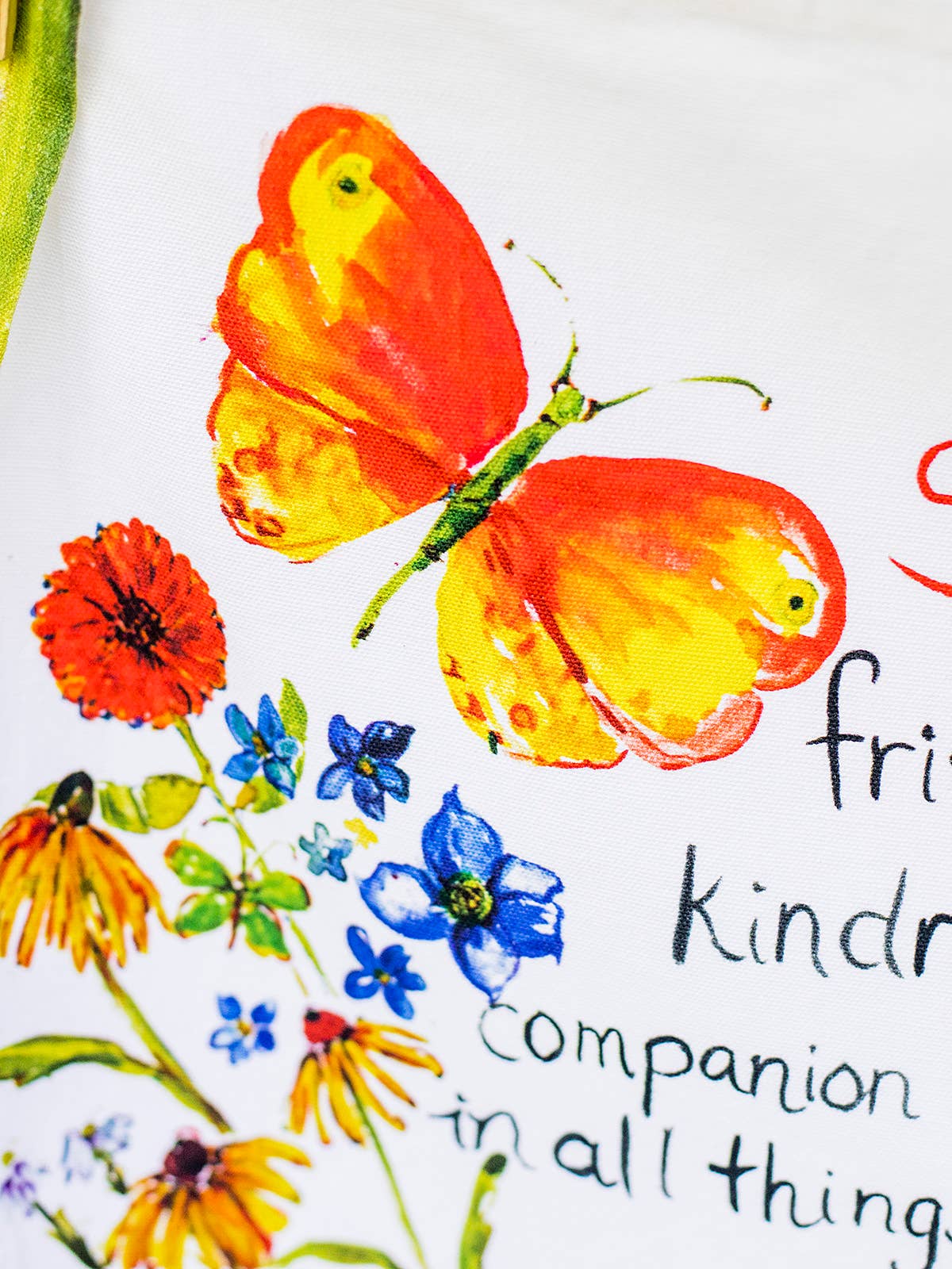 April Cornell - Wholesale Tea Towel - Sister Garden Watercolor Tea Towel2