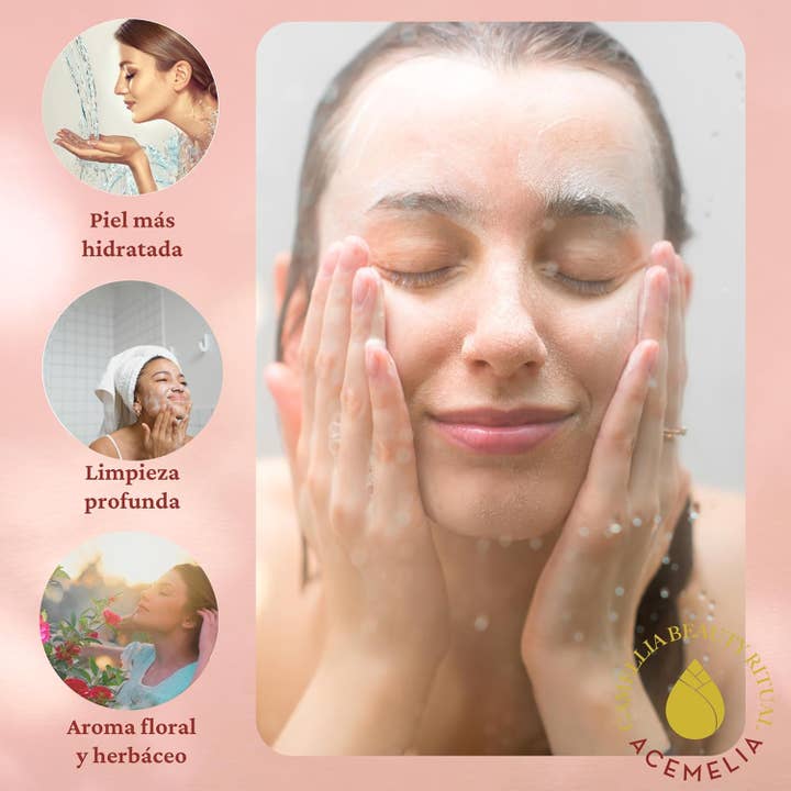 ACEMELIA - Wholesale Facial Cleanser - Facial Soap with Camellia Oil - 100g4