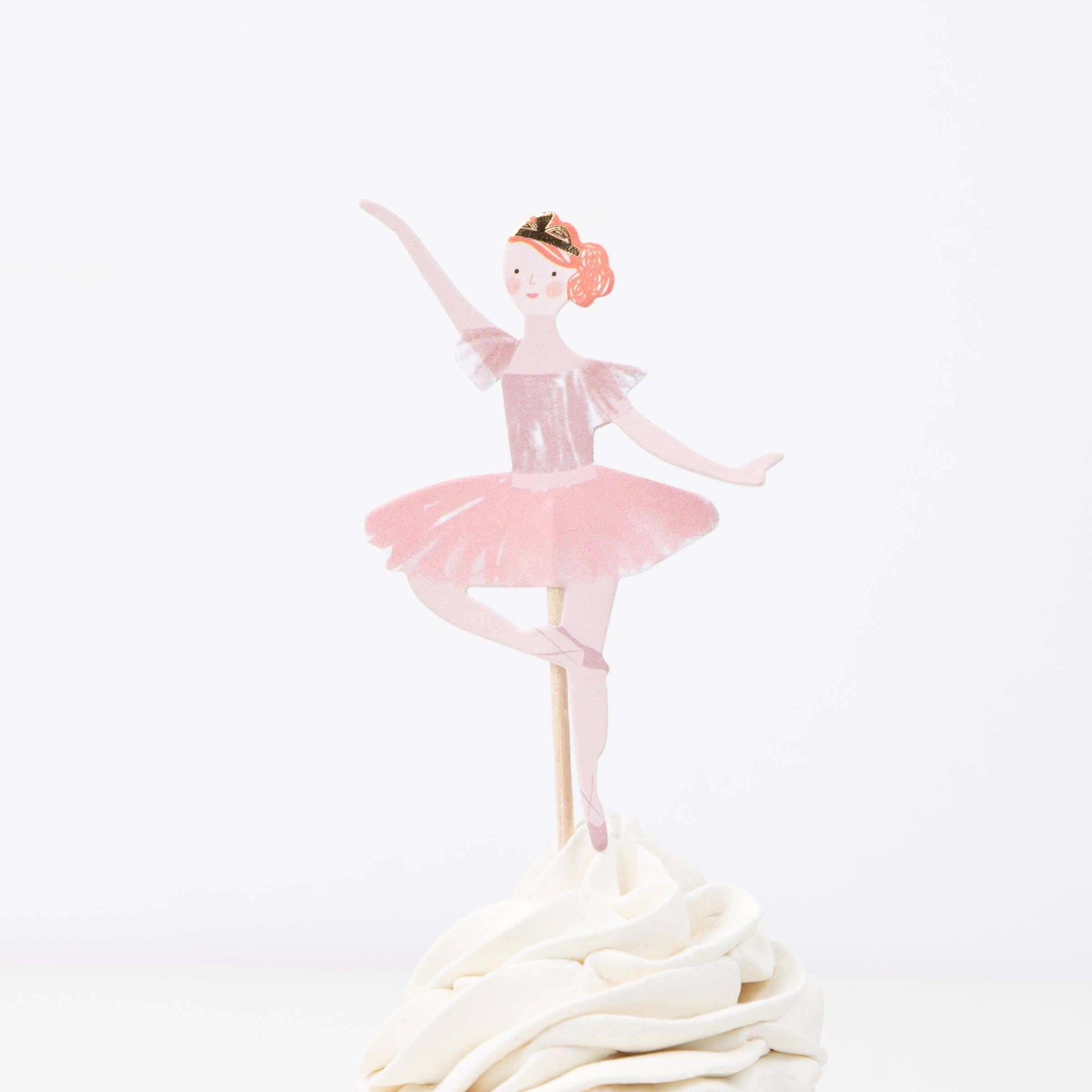 Meri Meri – wholesale Tårta/Cupcake Topper – Ballerina Cupcake Kit5