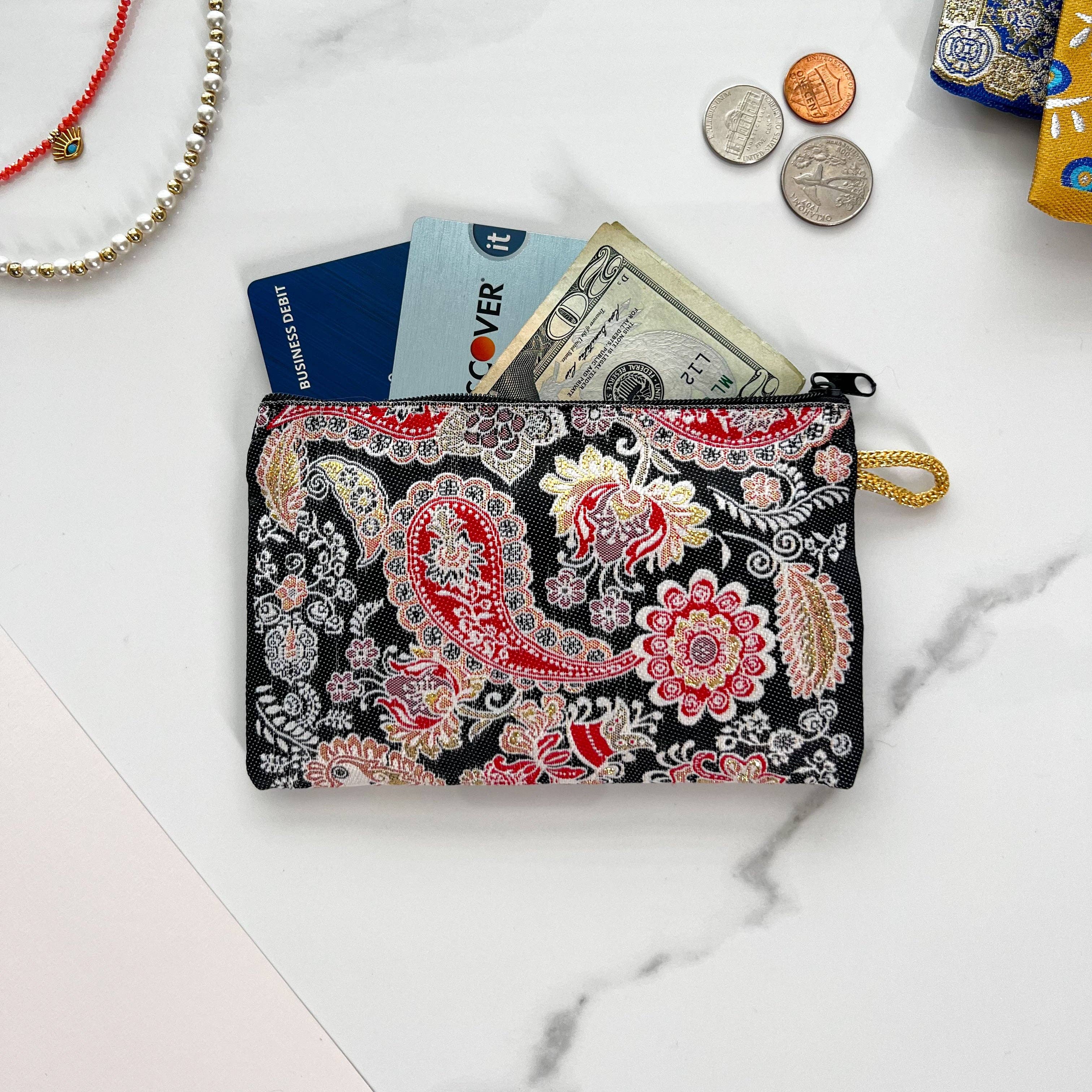 Umays Boho – Engroshandel Møntpung - Dame – Boho møntpung, håndlavet lynlåspose, lille pose1