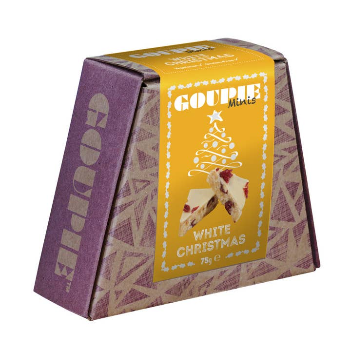 Witte kerstgoupie mini-chocolade voor wholesale door Goupie