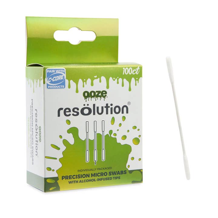 Cannatron - Wholesale Cotton Swab/Q-Tip - Ooze Resolution Alcohol Micro Swabs – 100ct