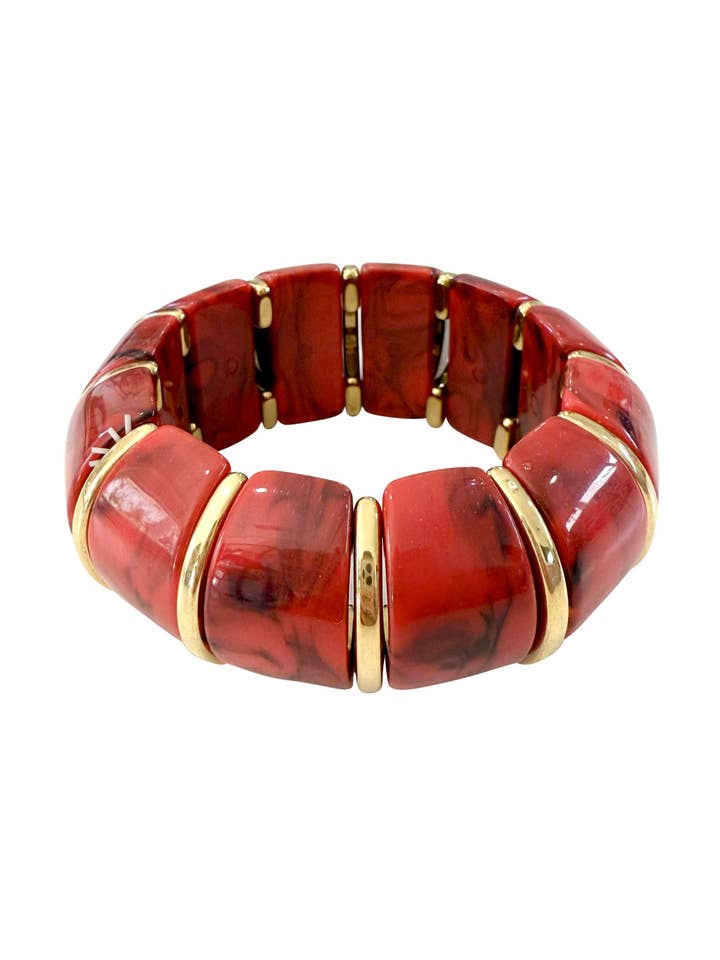 Neva Bracelet Dark Red for wholesale by Gemelli