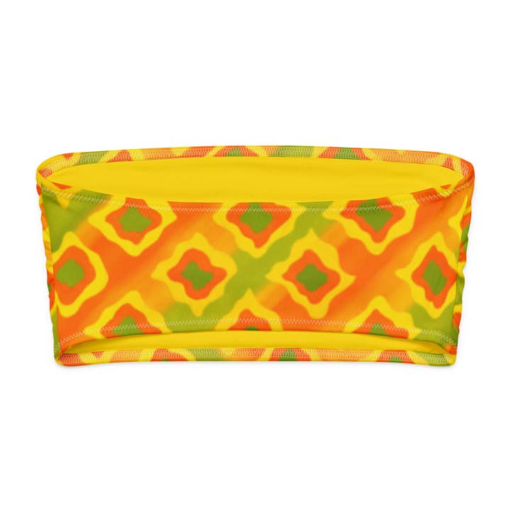 Mud Flats bandeau bikini top for wholesale by Palet Theory