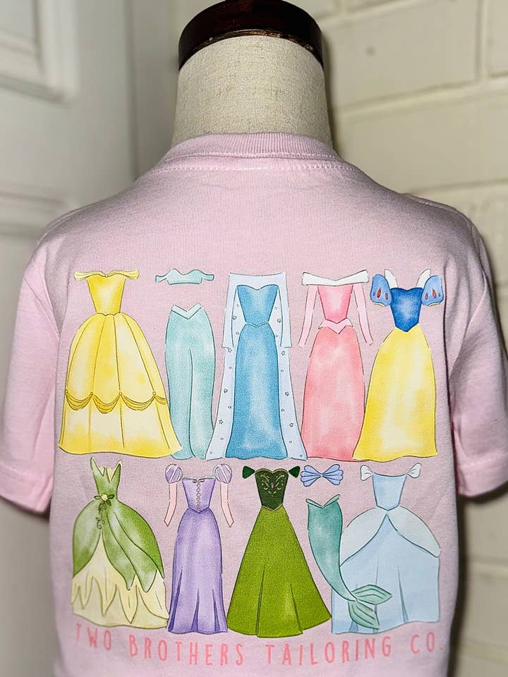 Princess Dresses Tee for wholesale by Two Brothers Tailoring Co.