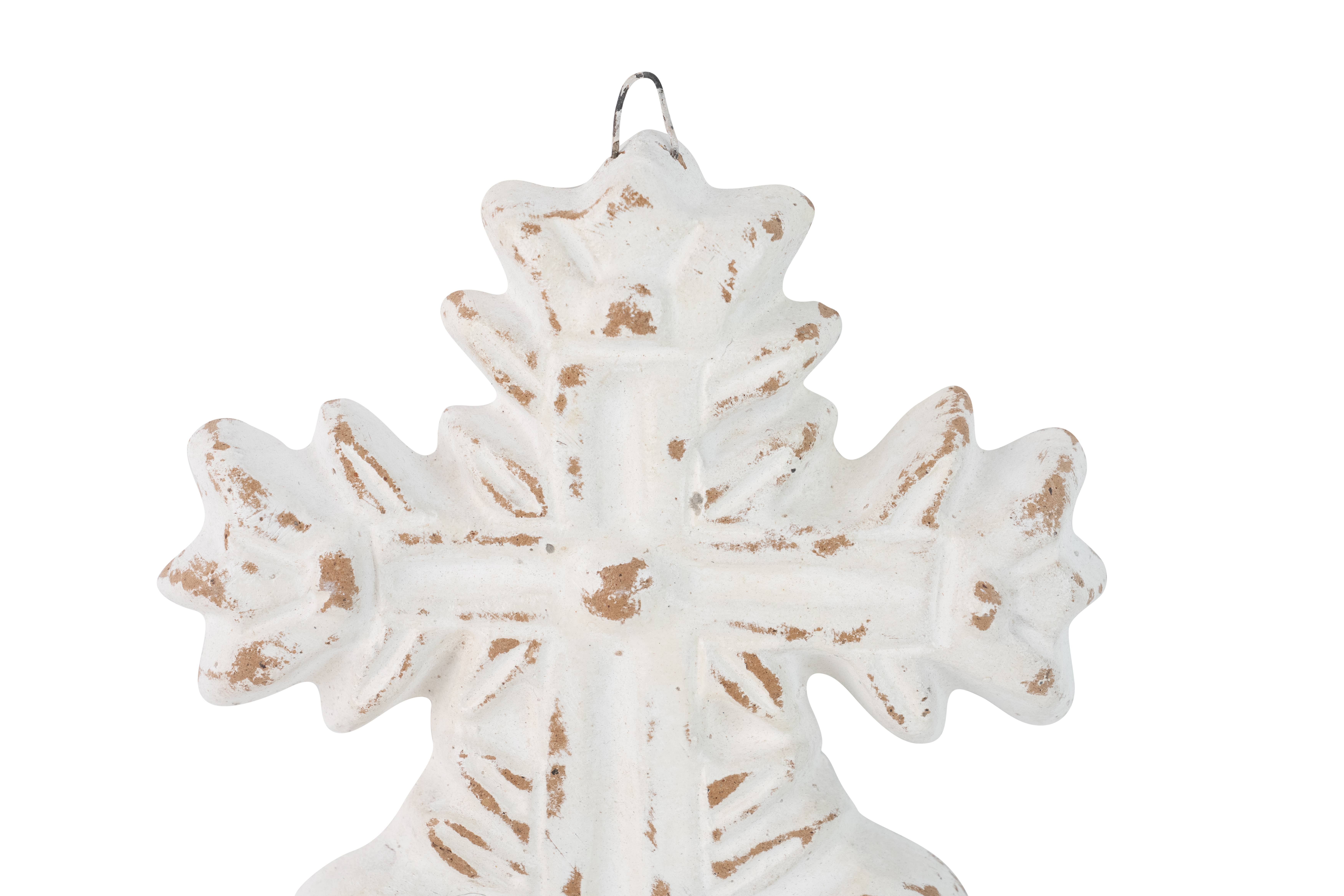 My Amigos Imports – wholesale Wall cross – Corpus Clay Heart with Cross-7.5x13 in-Handmade-3 Colors7