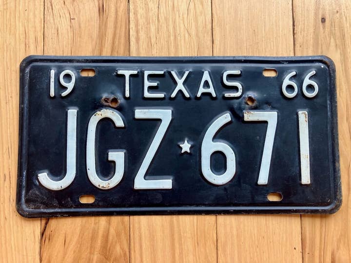 1966 Texas License Plate and other Purchase Wholesale rustico. Free Returns & Net 60 Terms on Faire trending on Faire.