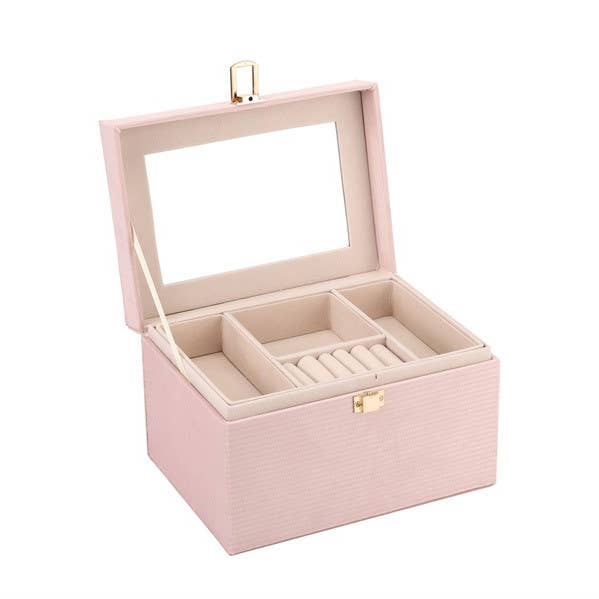 Nima Accessories Inc - Wholesale Jewelry Box/Organizer - Ladies Tall Hard Shape Square Jewelry Box
