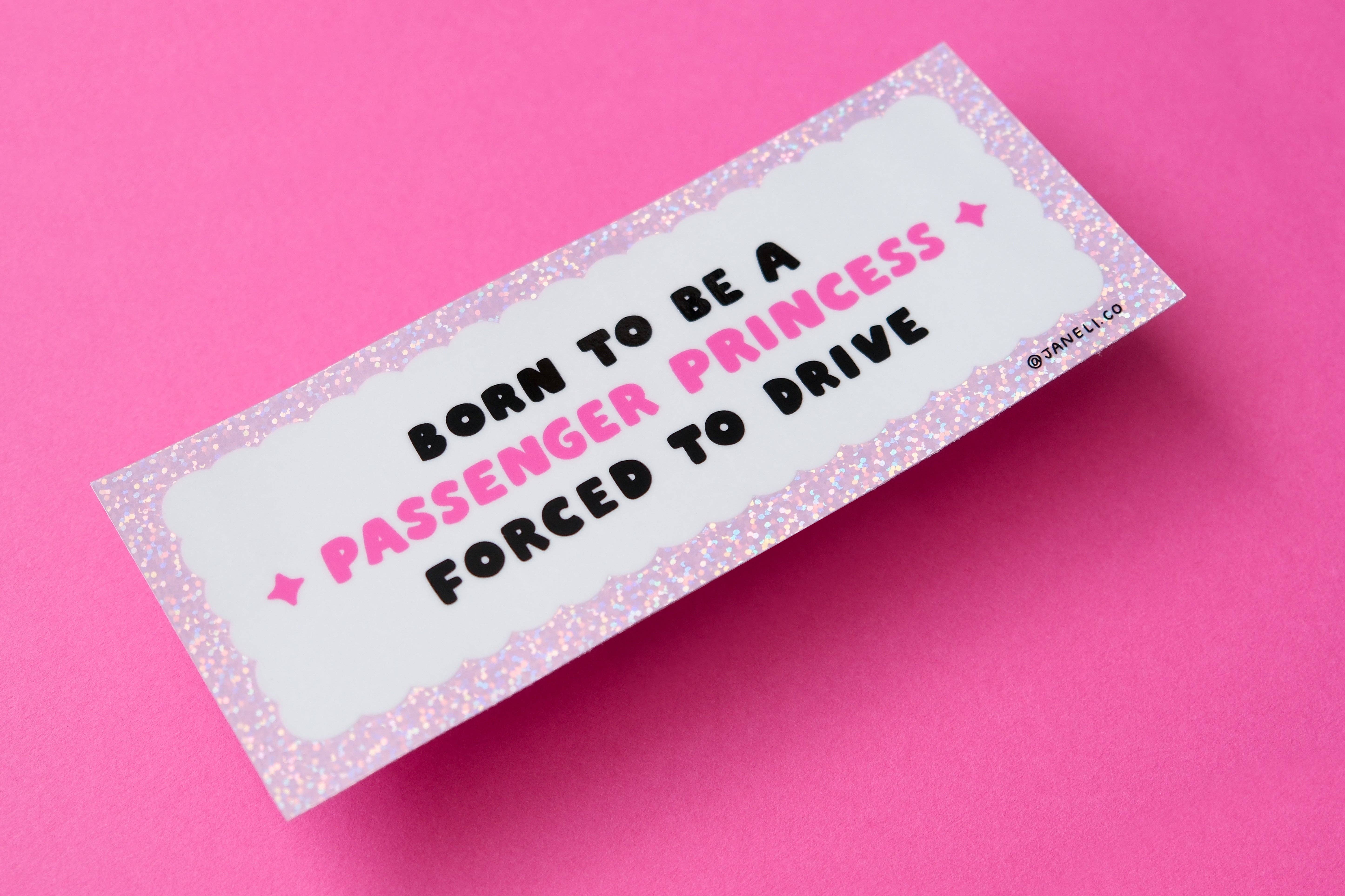 JaneLi.Co - Venta al por mayor Pegatina - Pegatina para parachoques Passenger Princess2
