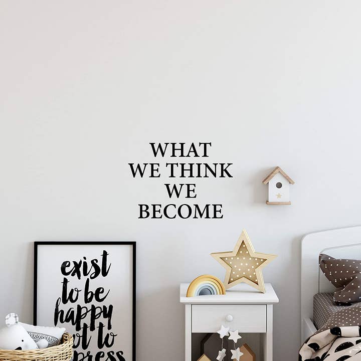 What We Think We Become Adhesivo para pared para venta al por mayor de My Vinyl Story