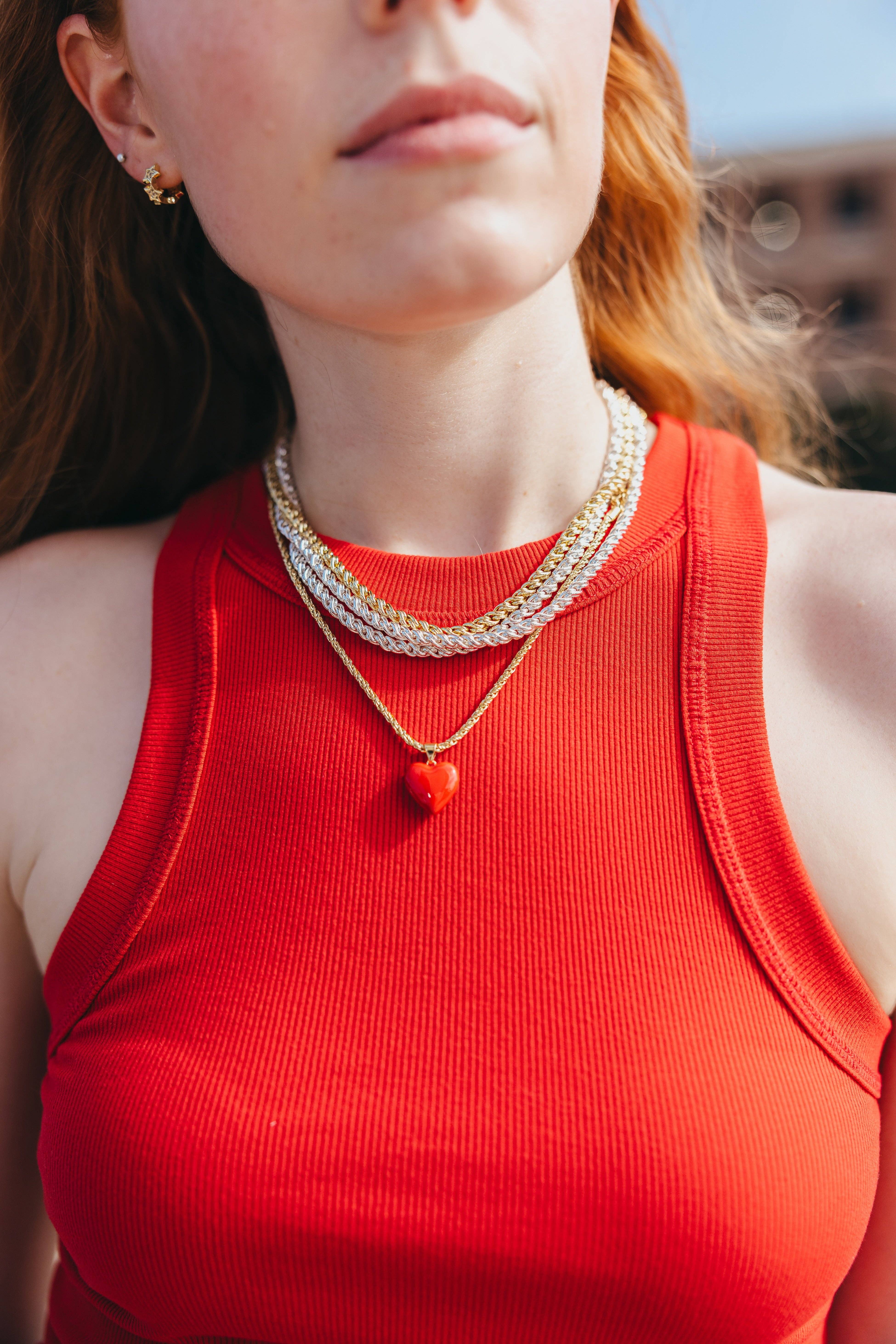 Allie + Bess – wholesale Individual charm/pendant – Reign Enamel Heart Charm7