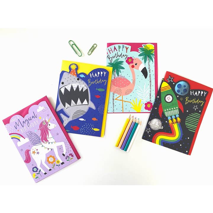 Paquete de Tarjetas de Cumpleaños Artbox para venta al por mayor de Laura Darrington Design Ltd