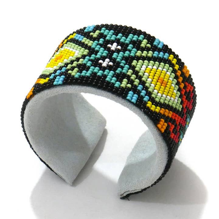 beaded cuff bracelet, Tribal Bracelet, Seed Bead bracelet for wholesale by KANGURAH