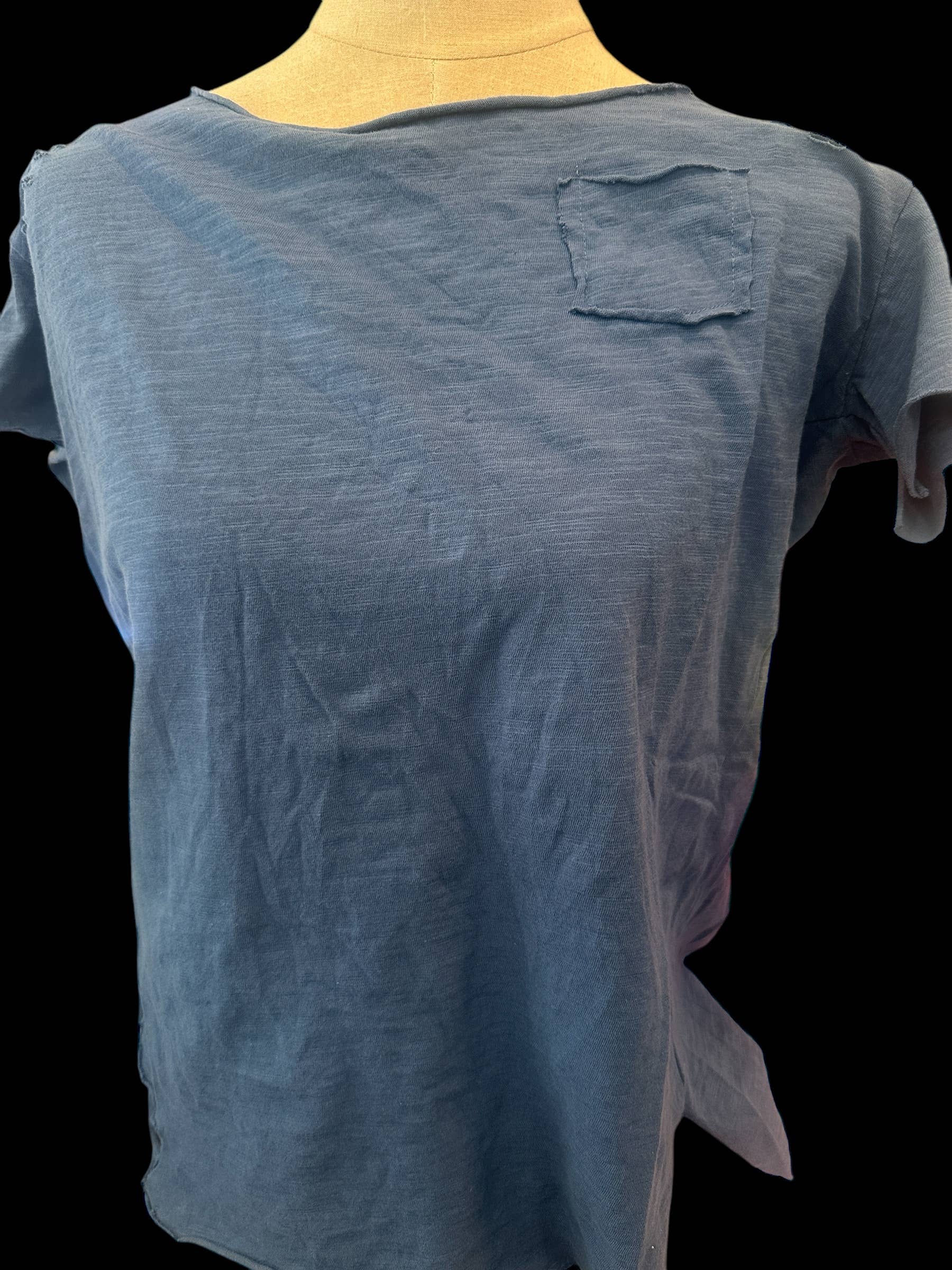 A Rare Bird Shop - Wholesale Shirt - Women's - Navy Rip Tattered Shirt3