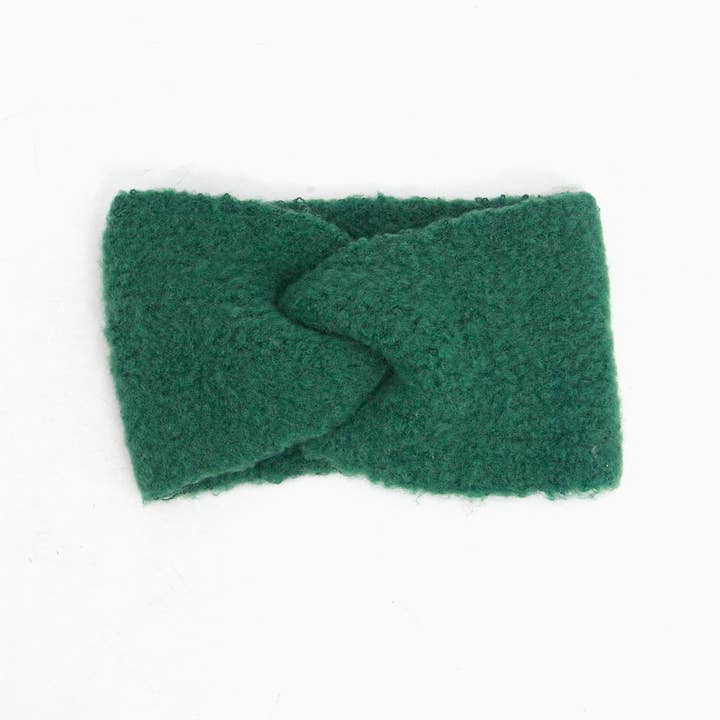 Bekka Twist Front Headband - Green and other Purchase Wholesale plain headbands. Free Returns & Net 60 Terms on Faire trending on Faire.