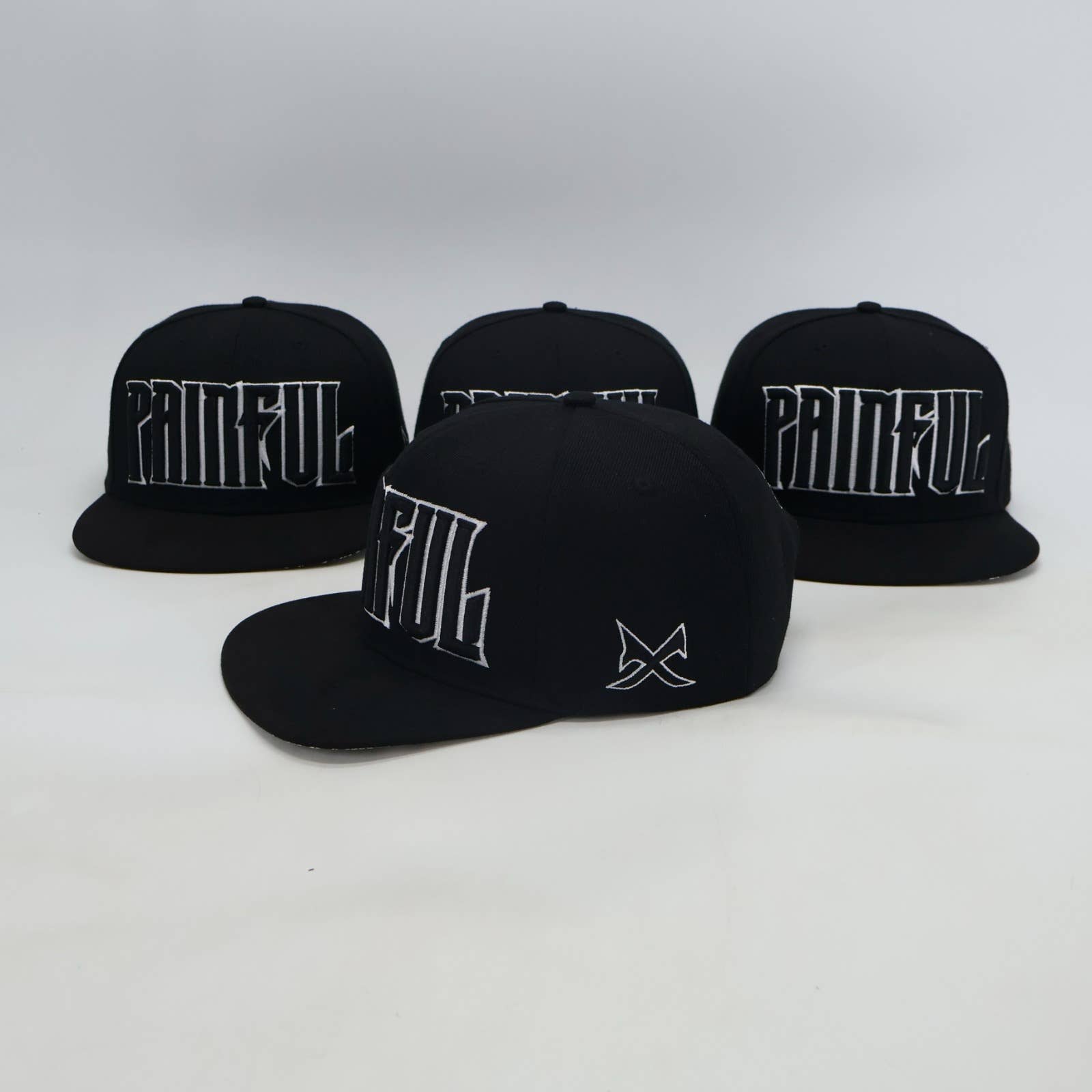 Painful Clothing - Wholesale Flat Brim Cap - Men's - Snapback Cap Painful STUDIO V23