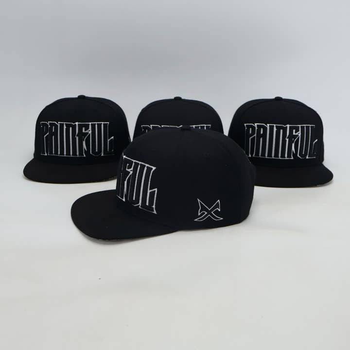Painful Clothing - Wholesale Flat Brim Cap - Men's - Snapback Cap Painful STUDIO V23