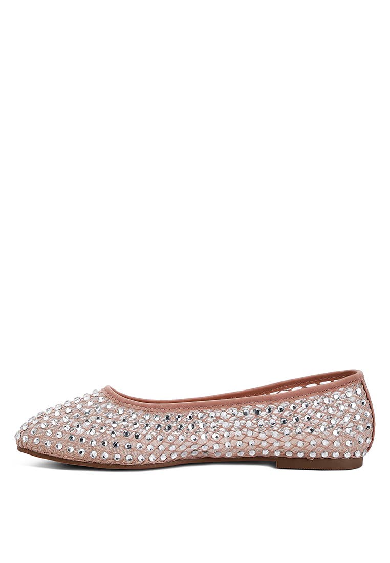 Rag Company - Wholesale Flats - Women's - Orson Naked Rhinestone Ballerinas8