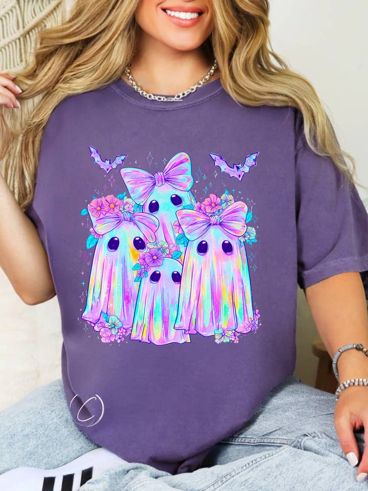 CMD Wholesale - Wholesale T-Shirt (Graphic) - Unisex - Iridescent Ghosts Graphic Tee3