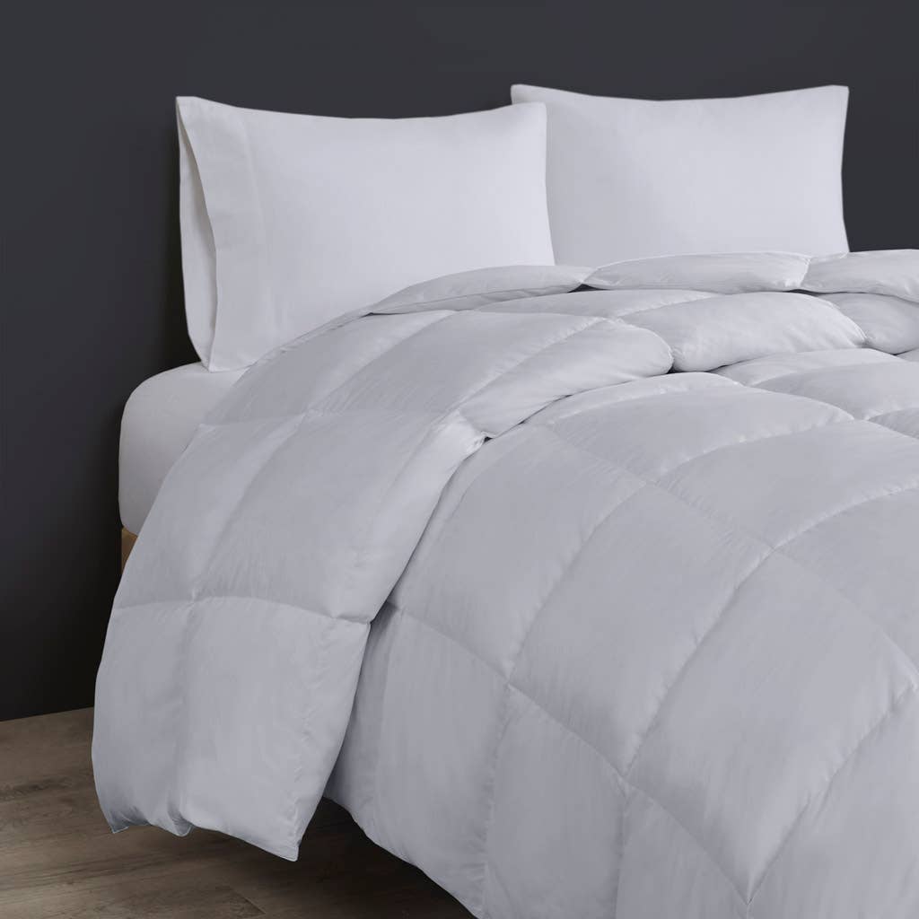 Olliix - Wholesale Down Comforter - Quilted Goose Feather and Down Oversize Comforter, Grey5