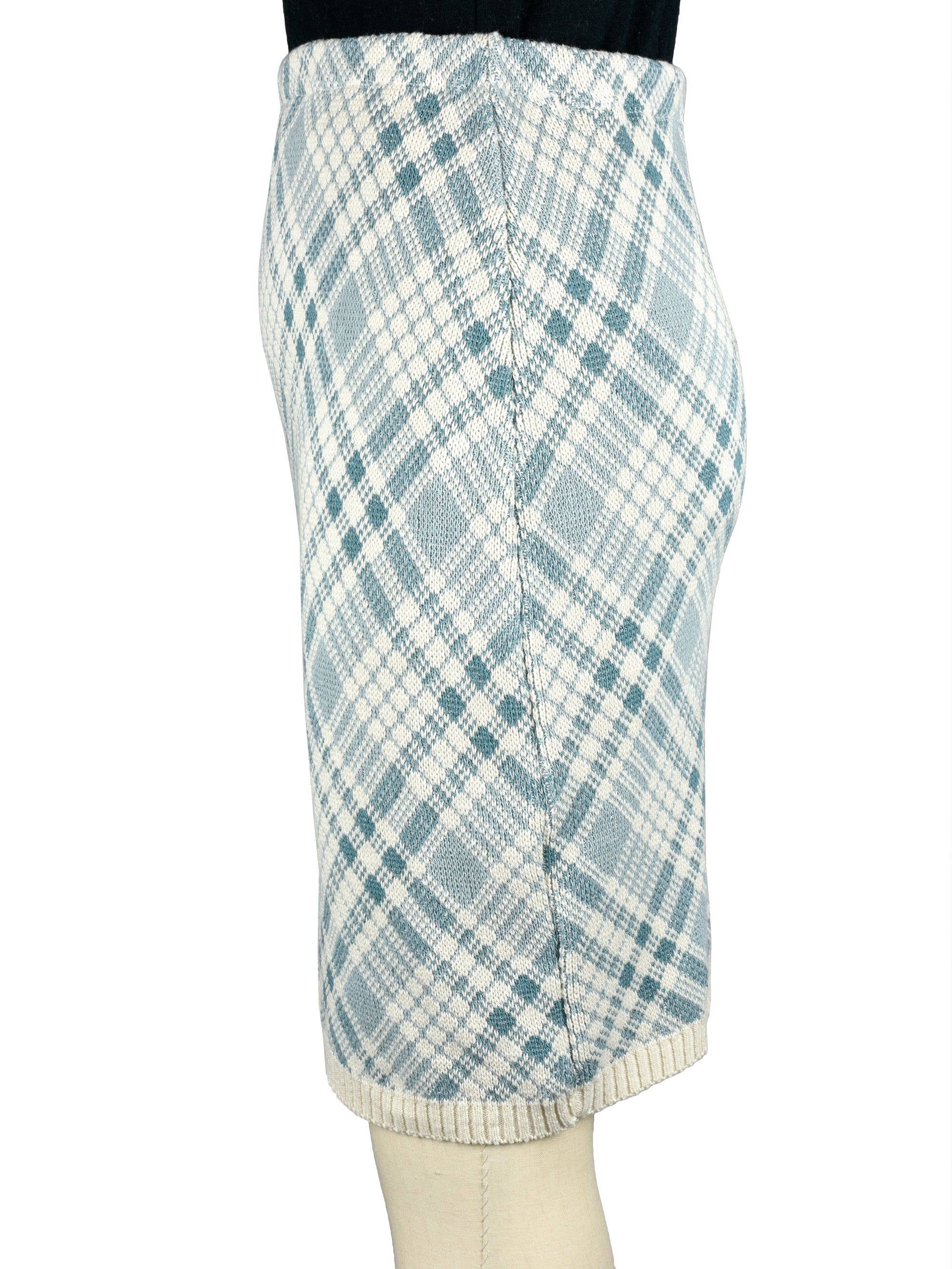 Green 3 – Engroshandel Nederdel - Dame – Dame Forår Vægt Bomuld Sweater Strik Nederdel Krikand/3