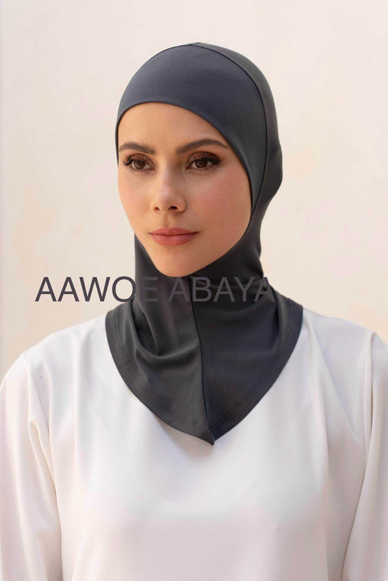 Aawoe Abaya – wholesale Hijab - Dam – Elegant hijabmössa med kaffekant - 228815