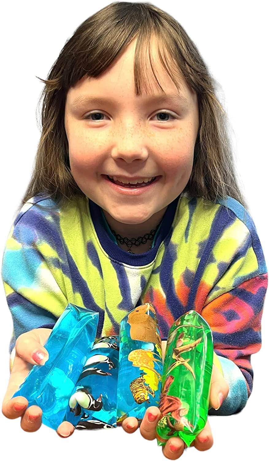 Warm Fuzzy Toys - Wholesale Classic Toy - Kids - WARM FUZZY Toys Mermaid Water Wigglers Sensory Toys 24 Packs4