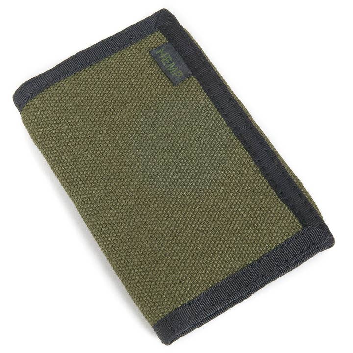 Hempmania - Wholesale Wallet - Unisex - W103-H The Eight Compartment Hemp Trifold