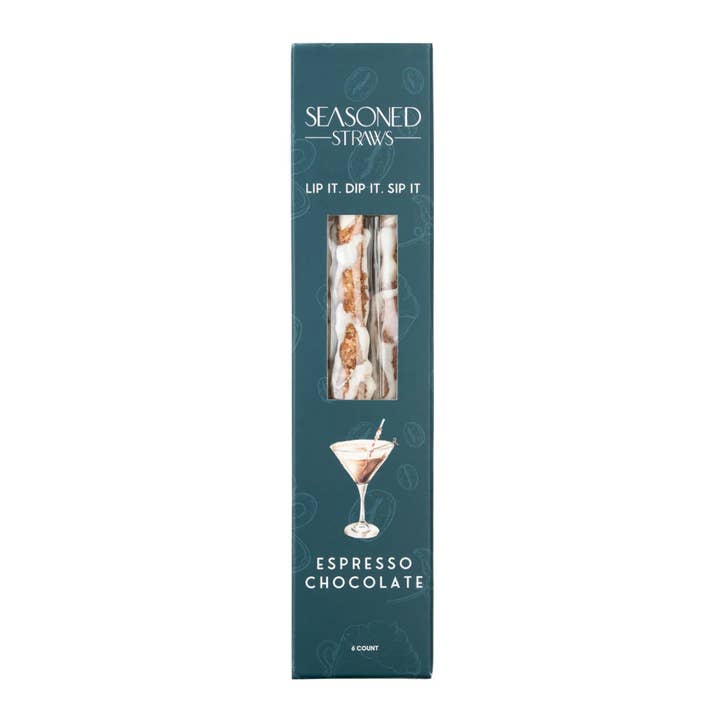 Espresso Chocolate 6ct. - Case of 5 Units for wholesale by Seasoned Straws