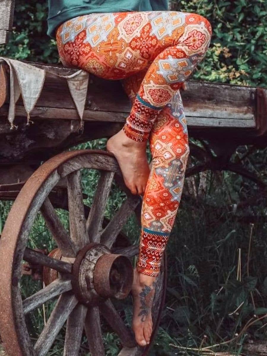 Soul Factory - Wholesale Sport-/loungelegging - Dames - Gerecyclede yogaleggings "Inca Love"1