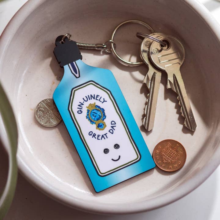 Of Life & Lemons – wholesale Keychain – Men's – Gin Keyring For Dad1