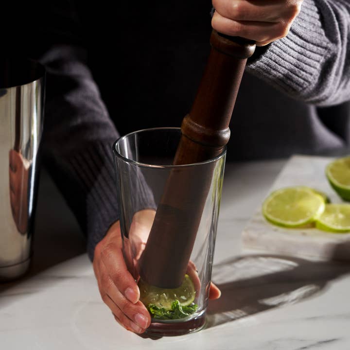 Viski - Wholesale Muddler - Viski Professional 12inch Acacia Wood Muddler w Hang Strap3