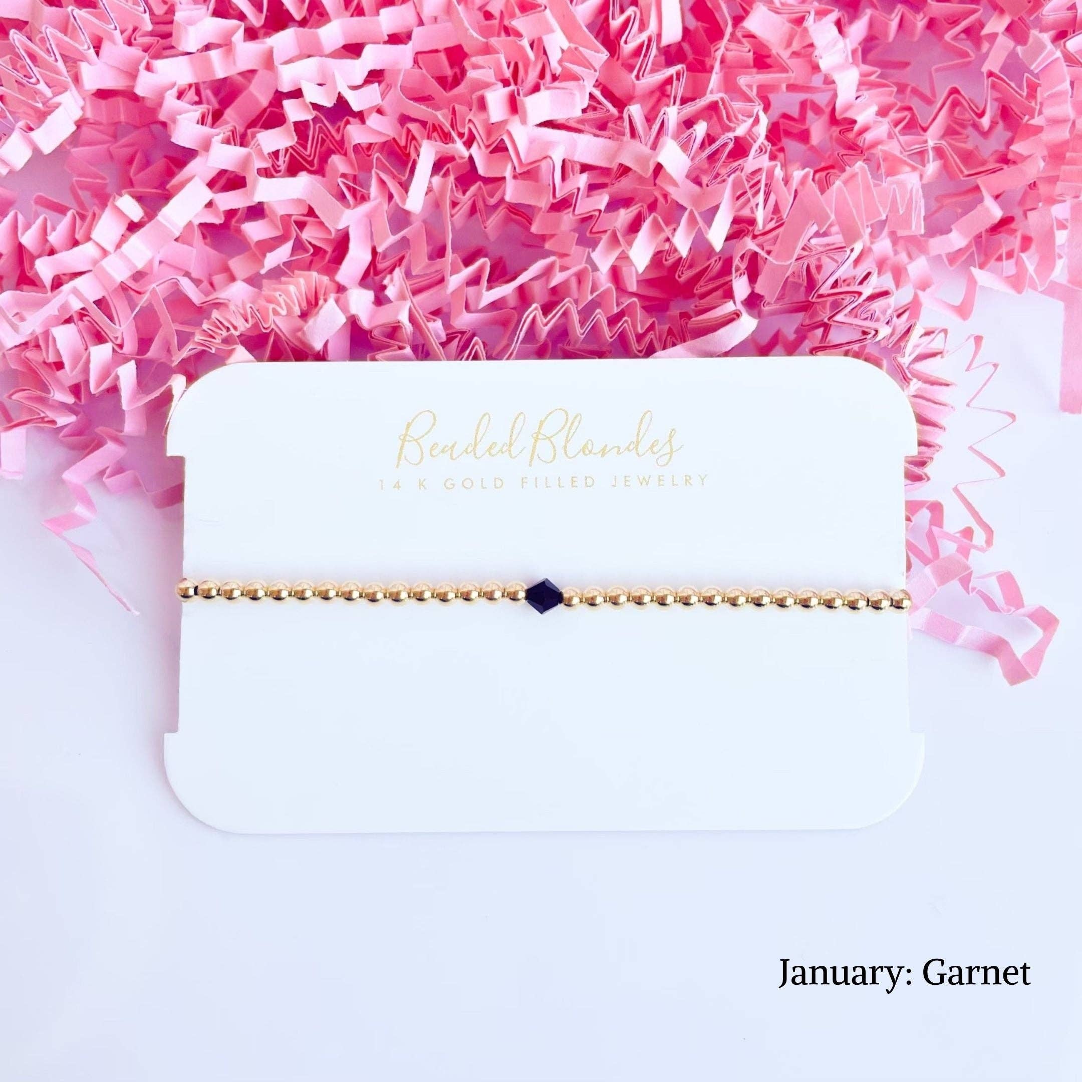 Beaded Blondes - Wholesale Beaded Bracelet - Birthstone Swarovski Bracelet Collection (Pack of 12)2