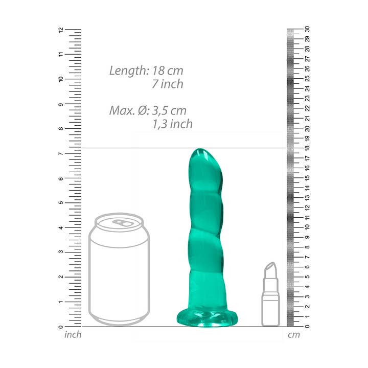 Shots - Wholesale Sex Toy - Non Realistic Dildo With Suction Cup - 7''/ 17cm18