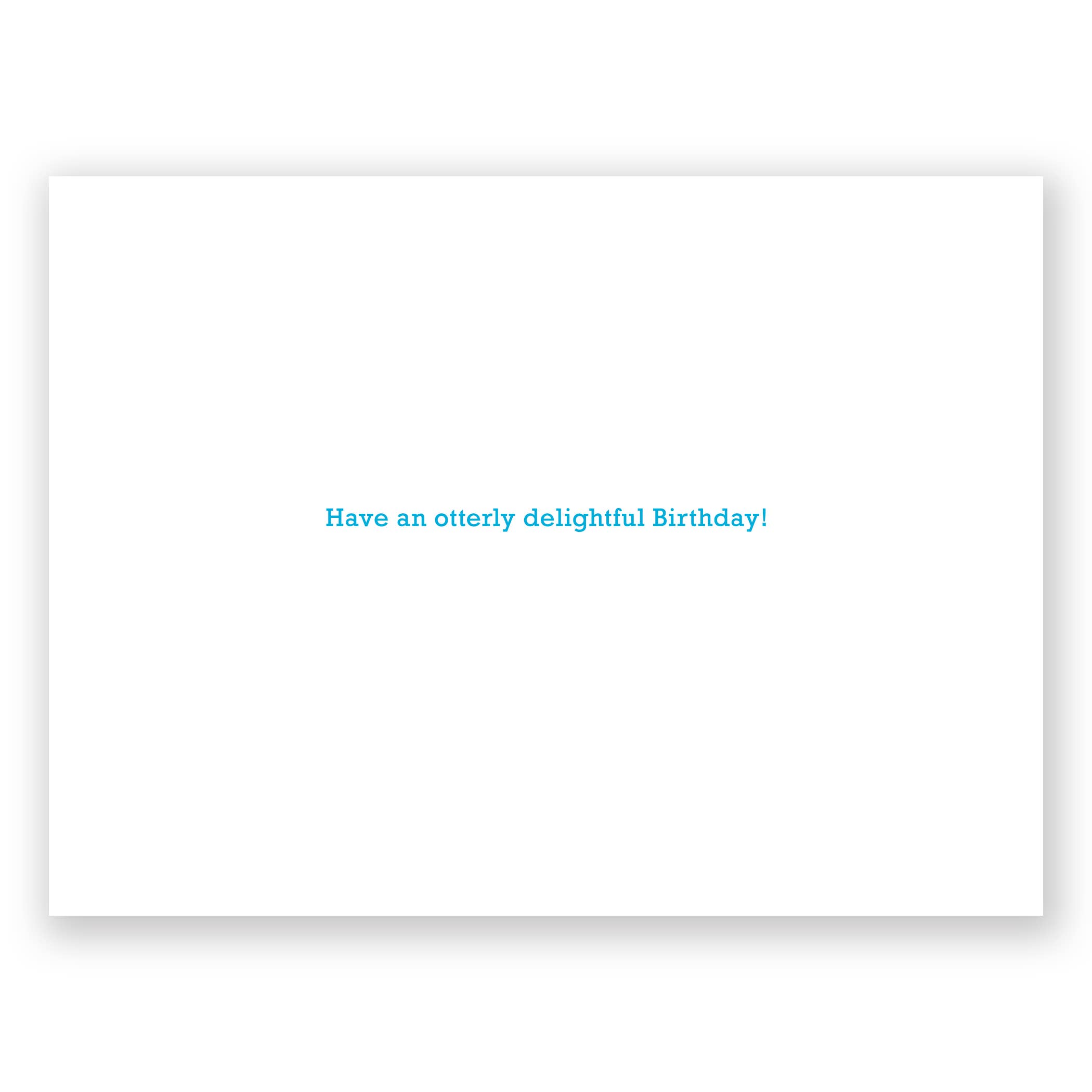 GreatArrow Graphics - Venta al por mayor Tarjetas de cumpleaños - ¡Cumpleaños Nutria-mente Encantador! Tarjeta de Felicitación de Cumpleaños1