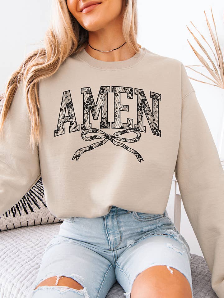 Sweat-shirt en dentelle Amen pour la vente par CMD Wholesale