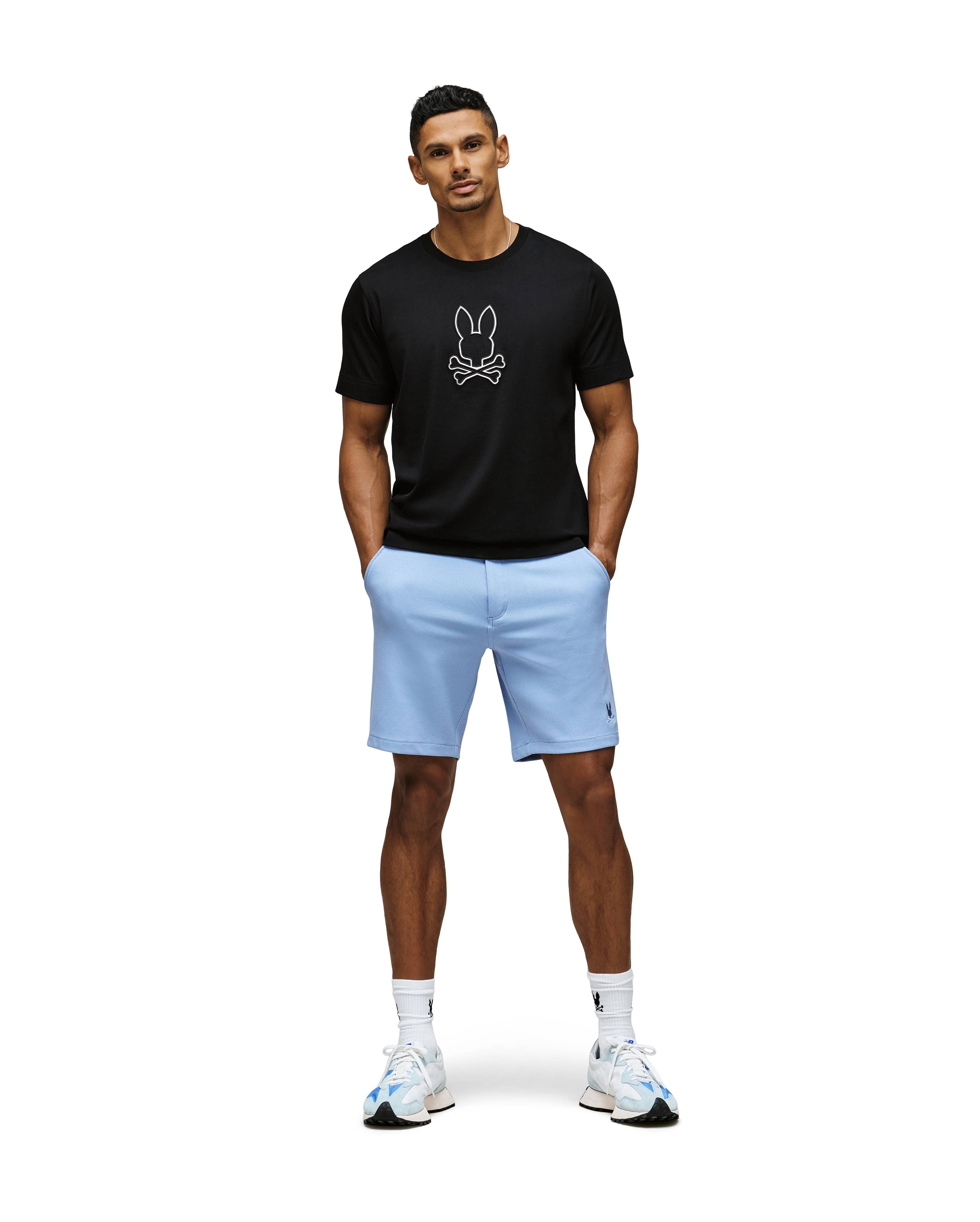 001 Nero Maglietta Grafica Seth-001 Nera in vendita all'ingrosso su Faire3