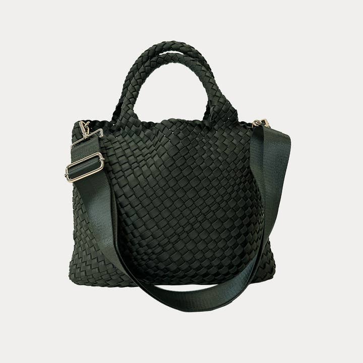 AHDORNED - Wholesale Tote Bag - Women's - Lily Woven Neoprene Tote with Pouch16