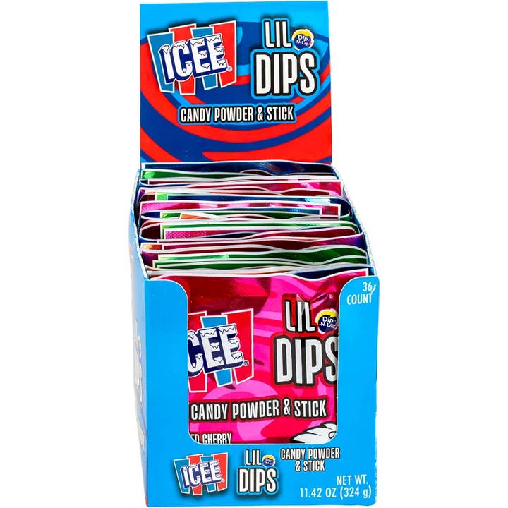 Gotta Get It Gifts - Wholesale Hard Candy - ICEE 3PK CANDY DIPS POWDER STICKS