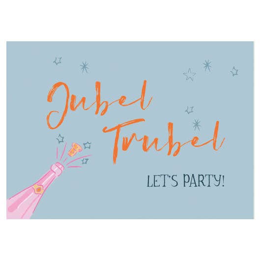 Jubel Trubel | Vykort | Födelsedag för wholesale av Hey!Cards GmbH & Co. KG