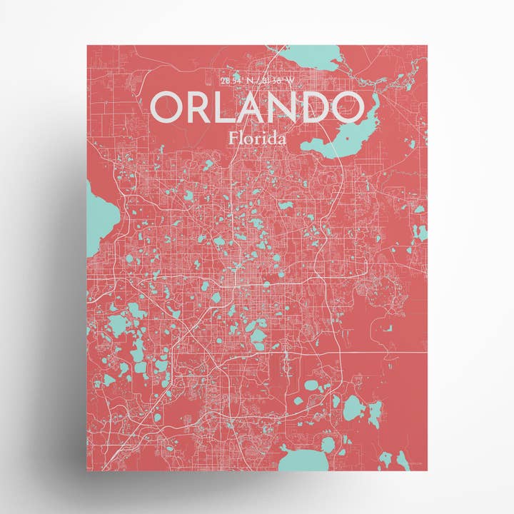 Orlando Bykort Plakat for engroshandel hos OurPoster.com
