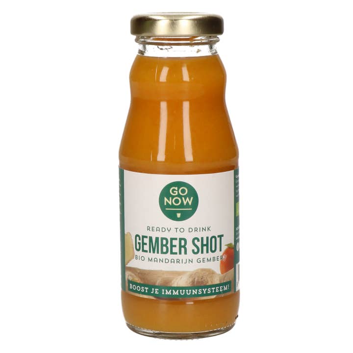 Go Now - Wholesale Wellness Juice/Tonic - Mandarin-Ginger 200ml | Ginger Shot | Ginger Juice | Ginger
