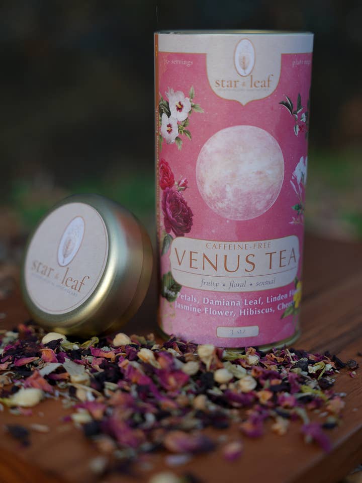 Venus Tea for wholesale by Star & Leaf Astrological Apothecary