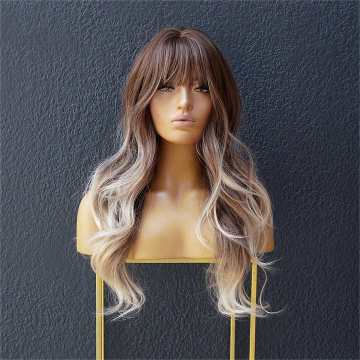 Milk & Honey - Wholesale Hair extensions - JULIETTE - Ombre Brown - Fringe Wig